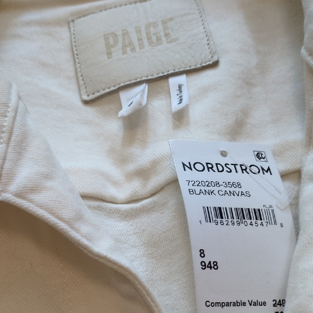 PAIGE Ivory Short Sleeve Dress - Picture 2 of 6